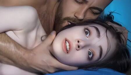 SHY TEEN TRIES DADDY'S BIG COCK - Mind Blowing HARD SEX Leaves Her Whimpering...