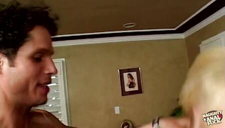 A horny blonde just cant control her wild urges when a nice hard cock appears