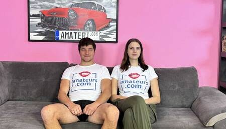 Doggy style hard fuck with a long-legged girlfriend Lucka