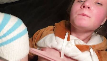 I DESTROYED STEPSISTER'S PUSSY AND CUM INSIDE