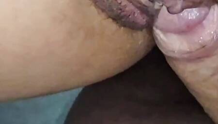 I fuck my sister-in-law and cum in her super creampie cunt