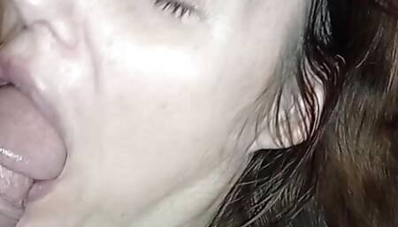 My wife loves a vibrator in her pussy! cum on my stomach.