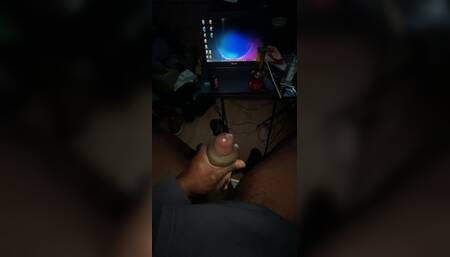 Slo-mo Solo Jerking off with Cumshot