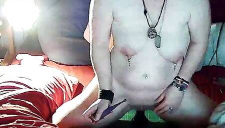 Caught milf masterbating on cam using multiple toys