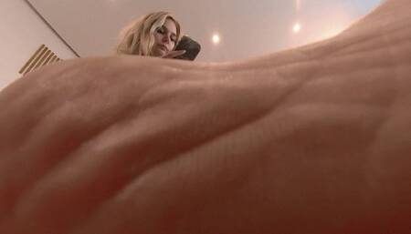 Hanna's unaware Barefoot Crush 6K VR360