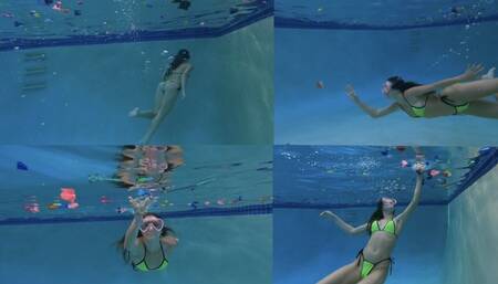 Swimming to Retrieve Wreckage from the Pool