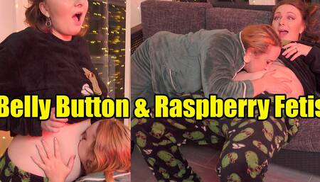 Raspberry Fetish Tickling Belly Button Fetish (arya Grander and Kisica)