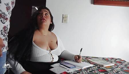 My Stepdaughter Needs Help with Her Homework, I Help Her, but She Pays Me with Her Body and Lets Me Fuck Her Delicious and Soft