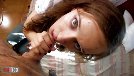 French teen Lena Luminescente hard and deep ass fucking