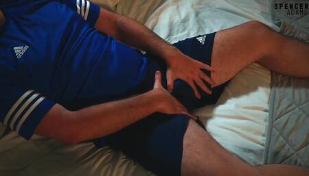 Chav Lad Sports Kit Wank and Cum