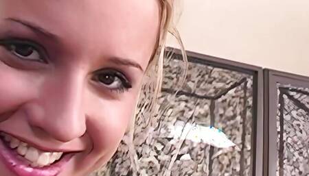 Two big cocks help Nancy Sweet fulfill her fantasy of having rough double pussy penetration