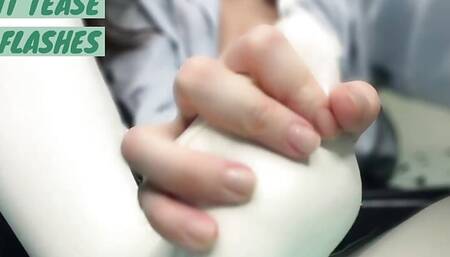 White tights fun teaser