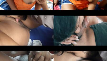 Desi pussy eating and blowjob - Close Up
