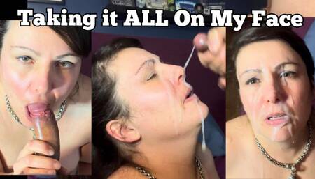 Heavy Cumshot Facial & in Mouth So Messy JOI POV