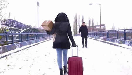 Unexpected winter fuck with a stranger- Jason Steel
