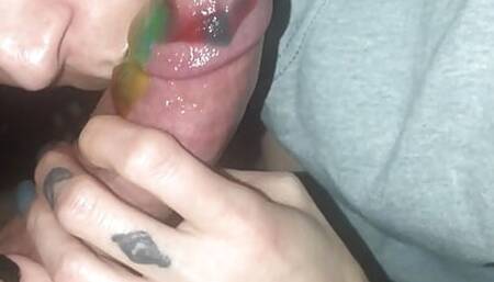 She loves fruit roll ups
