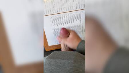 Jerk off on Work