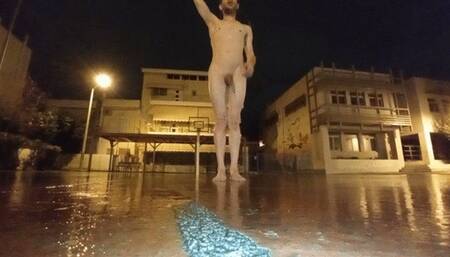 piss shower in public