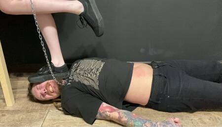 Cruel full body trampling in My Vans