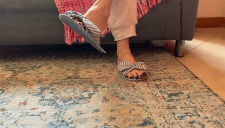 Smell MY stinky slippers while I work 1