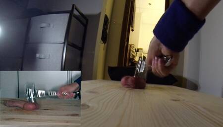 Time to Use a Meat Tenderizer on His Balls!