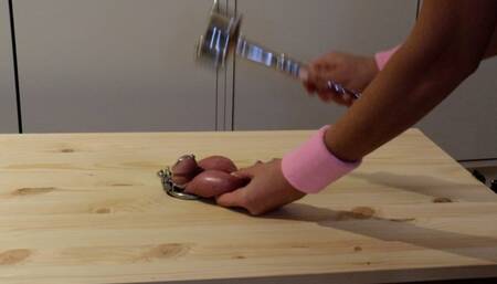 Plugged Chastity Cage Stomp!