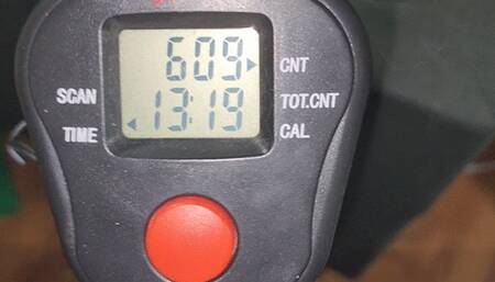 Inspecting my sweaty work out runners after almost 15 mins working out!!