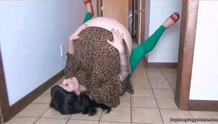 * 854x480p * Big Belly Hungry Horny Waitress Devours Her Patrons, Then Gets Swallowed Up By Even Hungrier Woman -Mp4