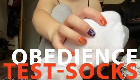 Testing your obedience - socks edition!