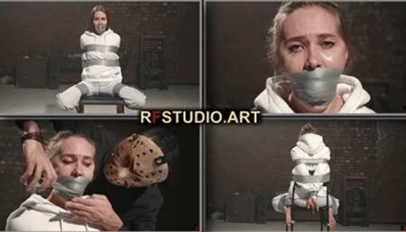 Ivanka - Chair bondage with tightly packed mouth (FULL HD MP4)