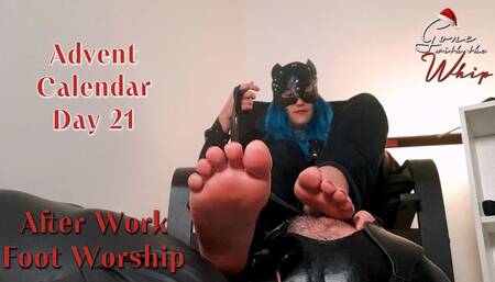 Advent Calendar Day 21 : 12 hours out Shoe & Foot Worship