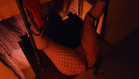 Strap me to the breeding table and fill me up - BDSM bondage CNC