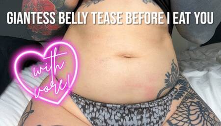 Giantess Belly Tease Before I Eat You