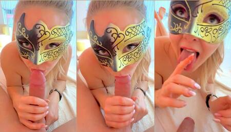 Risky Blowjob & Cum Swallowing In Beautiful Public Spa - Young Couple Keyla & Lucas