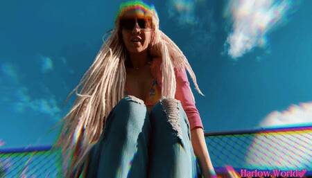 Blue skies and bare soles