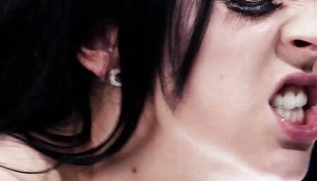 Stripping card game ends with Louise Jenson butt naked and ready to get dicked down