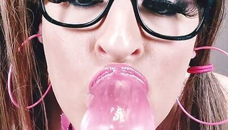 Sissy Tina blowjob action