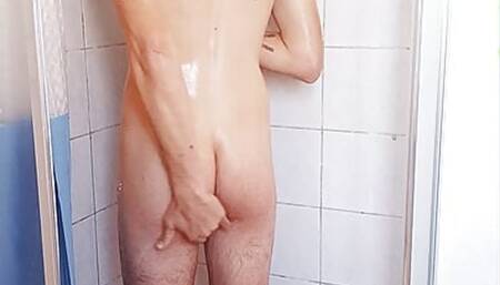 Teen Boy in the shower