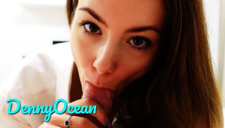 I fucked my beautiful angry teen girlfriend! Denny and Liz Ocean