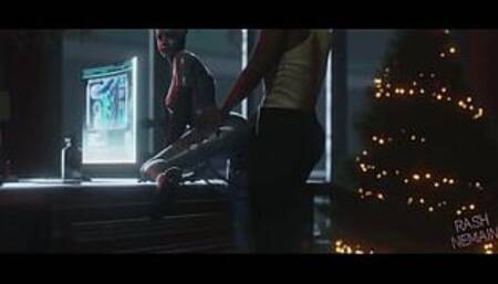 Liara Tsoni Bent Over - Mass Effect