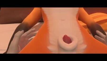 Licking and Sucking Off Virtual Furry Femboy