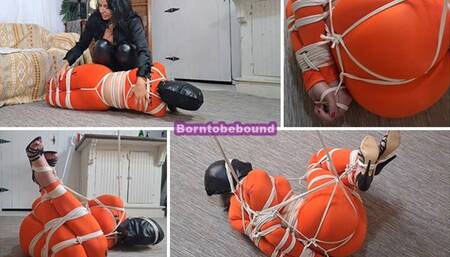 Rachel's decompressing continues with rope bondage part 2