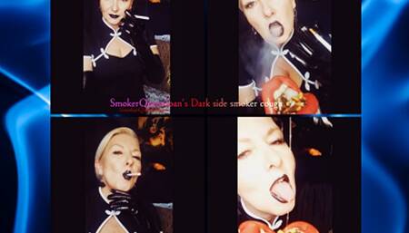 SmokerQueenJoan's Dark side smoker cough *Chesterfiel Red 100s