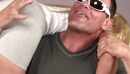 Blonde Bitch Lisa Demarko Gets Her Cunt Licked Before Riding a Huge Erect Cock