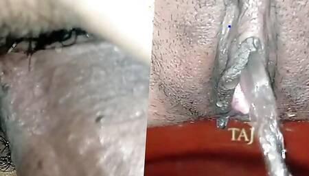 Fucking close up indian girl after pissing pussy cum inside fun fuck my wife's sister pussy after peeing