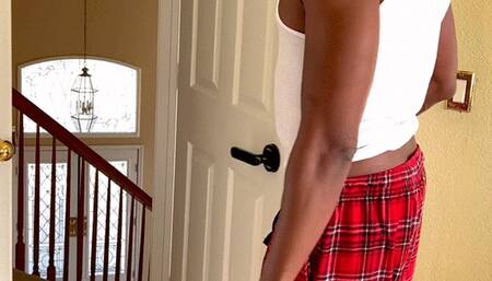 Fucked my big booty step daughter while my wife was cooking