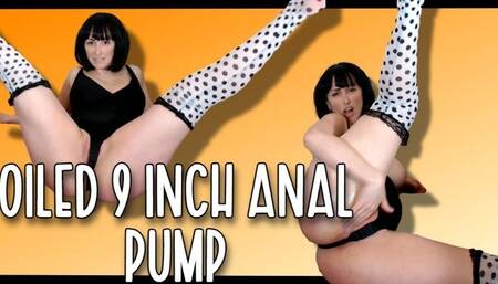 Oiled 9 inch Anal Pump