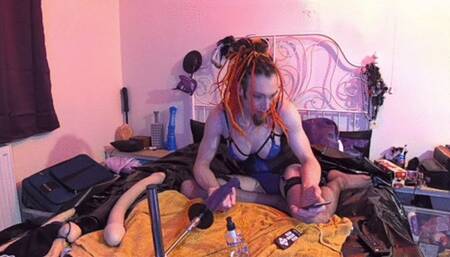 90 minute Live stream with deep anal training on my new remote controlled fuck machine