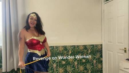 3 clips taped up Wonder Woman, self bondage fun with otm cloth gag and taped up bare foot struggling