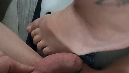 Stomping and smashing testicles to pulp